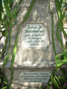 Hier liegen viele Schwaben