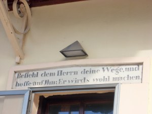 Ein Templerhaus gegenüber vom Bahai-Schrein